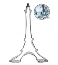 Torre eiffel metal frutas biscoito moldes ferramentas de estilo bolo molde decoração do bolo molde cortadores vegetais diy ferramentas cozimento a227