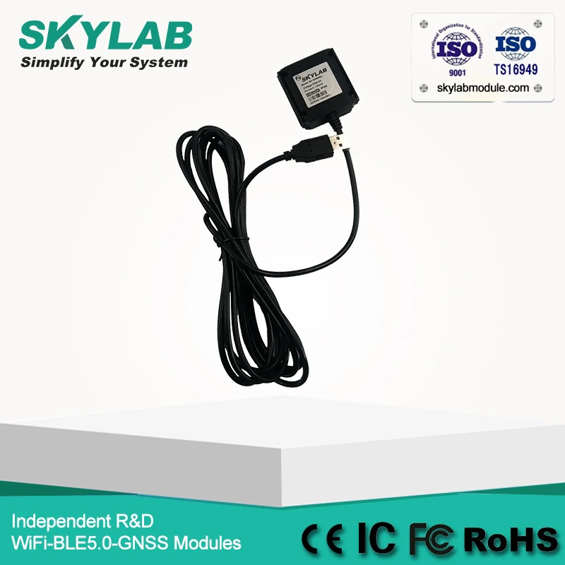 SKYLAB MediaTek MTK3339 чип 3,3 В до 5,5 В gps RS232 SKM55 USB gps приемник CE/FCC/RoHS