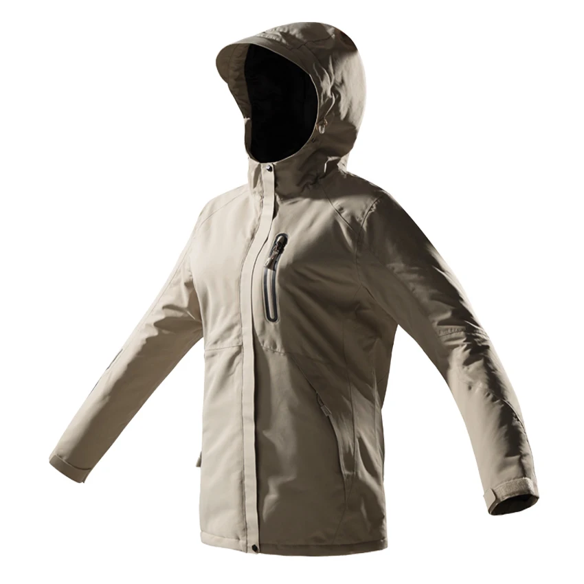 Men Women Winter Thick USB Heating Cotton Jacket Outdoor Waterproof Windbreaker Hiking Camping Trekking Climbing Coats VA342