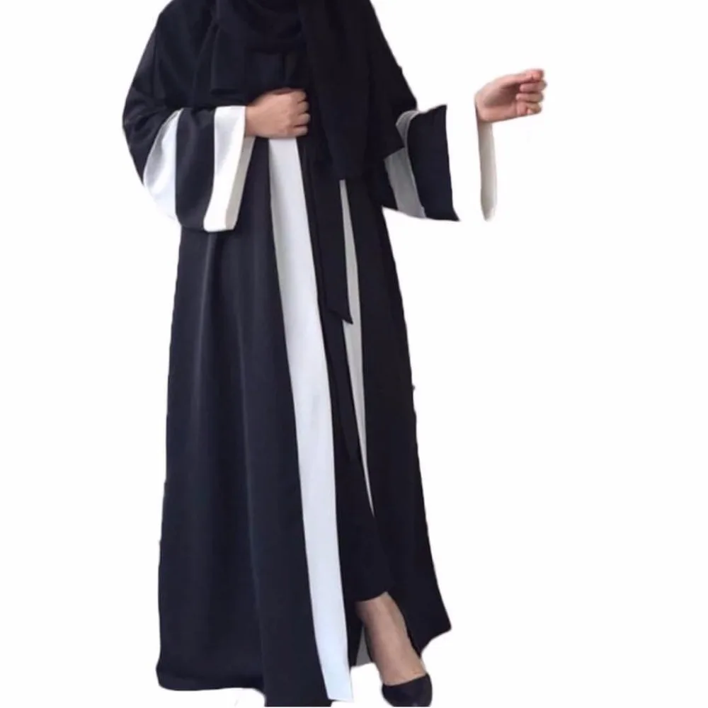 MAh Модный Полосатый Принт Musulmane Дубайский Мусульманский Абая платье кардиганы арабское Молитвенное поклонение службы абайя s Wj2786