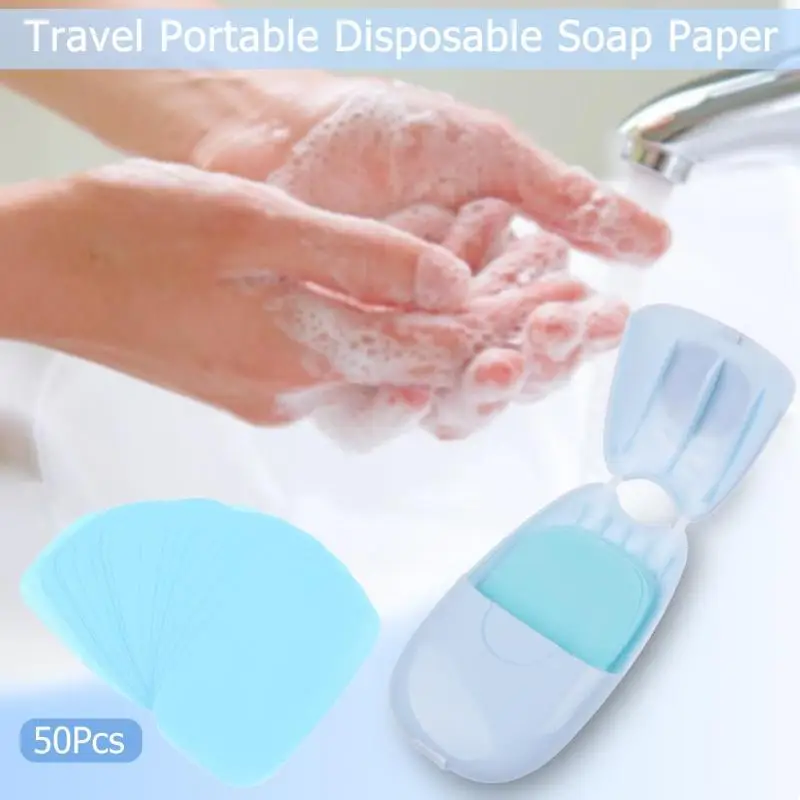 50 шт. напольное мыло в мини-формате для мытья бумаги ручная Ванна чистое ароматизированное кусковое листовое одноразовое мыло для бокса