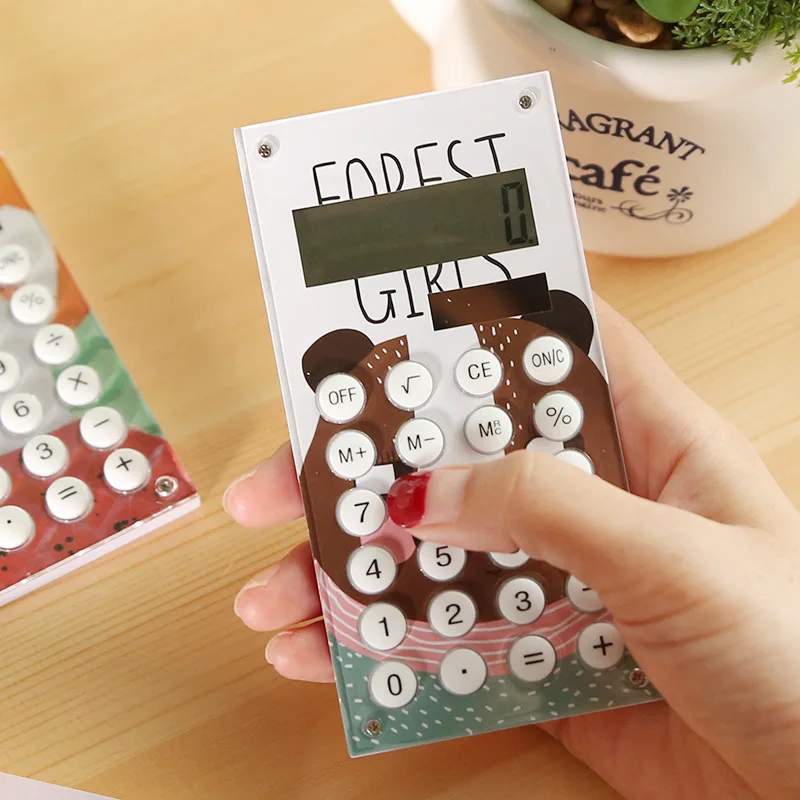 New creative 10 digit function cartoon font b calculator b font