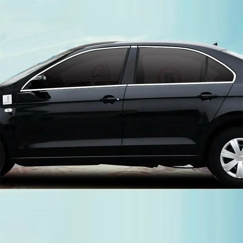 

Car Auto Chromium Automobile Automovil Window Body Exterior Covers Mouldings Trim Sticker Strip Accessory 18 FOR BMW 5 series
