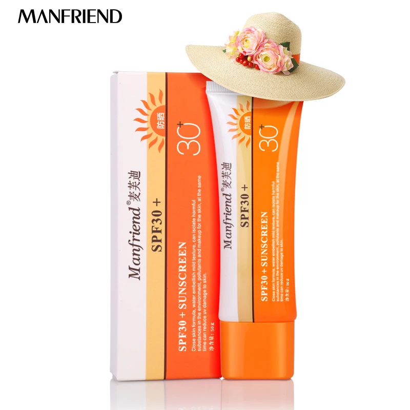 Skin Care Facial Sunscreen Cream SPF30+ Sunblock Body Sunscreen