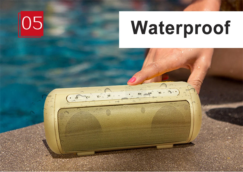 10W Sports Outdoor Waterproof Portable Bluetooth Wireless Speakers Bike Sound Box With 2000mA Power Bank Loudspeakers (14)