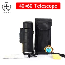 Хорошее качество 40X60 Монокуляр телескоп инструменты для охоты туризма Монокуляр Кемпинг оптические линзы телескоп