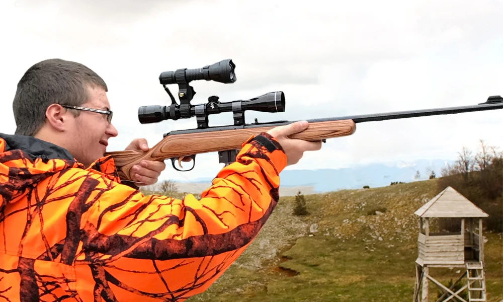 hunting flashlight mount