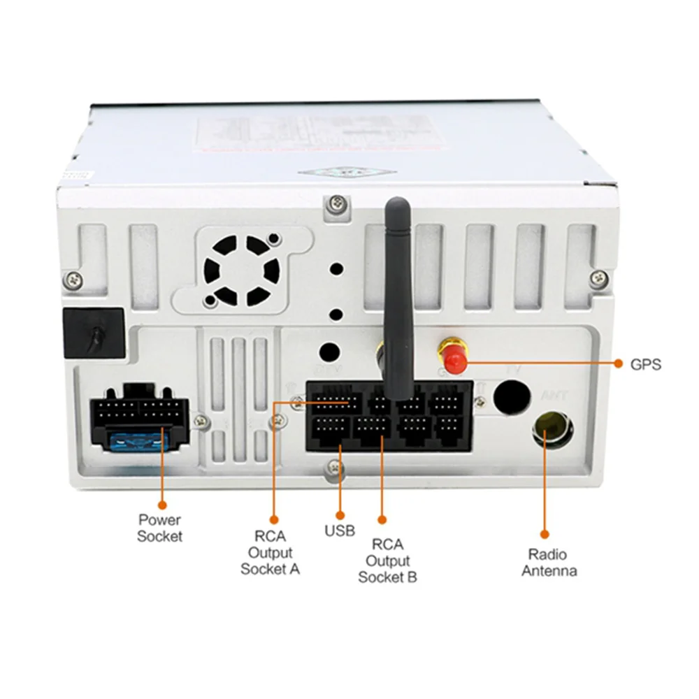 Eunavi Quad Core 2 din android 7.1 car dvd player universal 2din GPS Navigation audio stereo radio with WIFI+bluetooth+camera