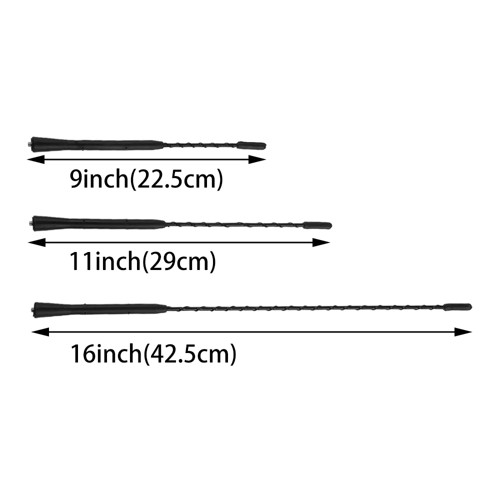 " 11" 1" мачта хлыст авто радио антенна автомобильная антенна для BMW Z 3 4 Mazda 5 6 Toyota Corolla Jetta Golf Mk4