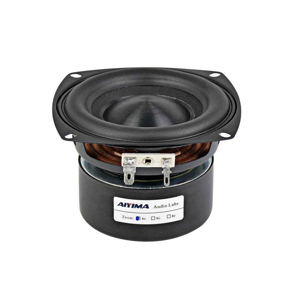 Audio Speakers 4Inch 40W 4/8 Ohm Full Range Bass for DIY
