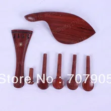 3x tailpiece+ chinrest+ endpin+ 12x колышки Палисандр Shell декор Частей 4/4