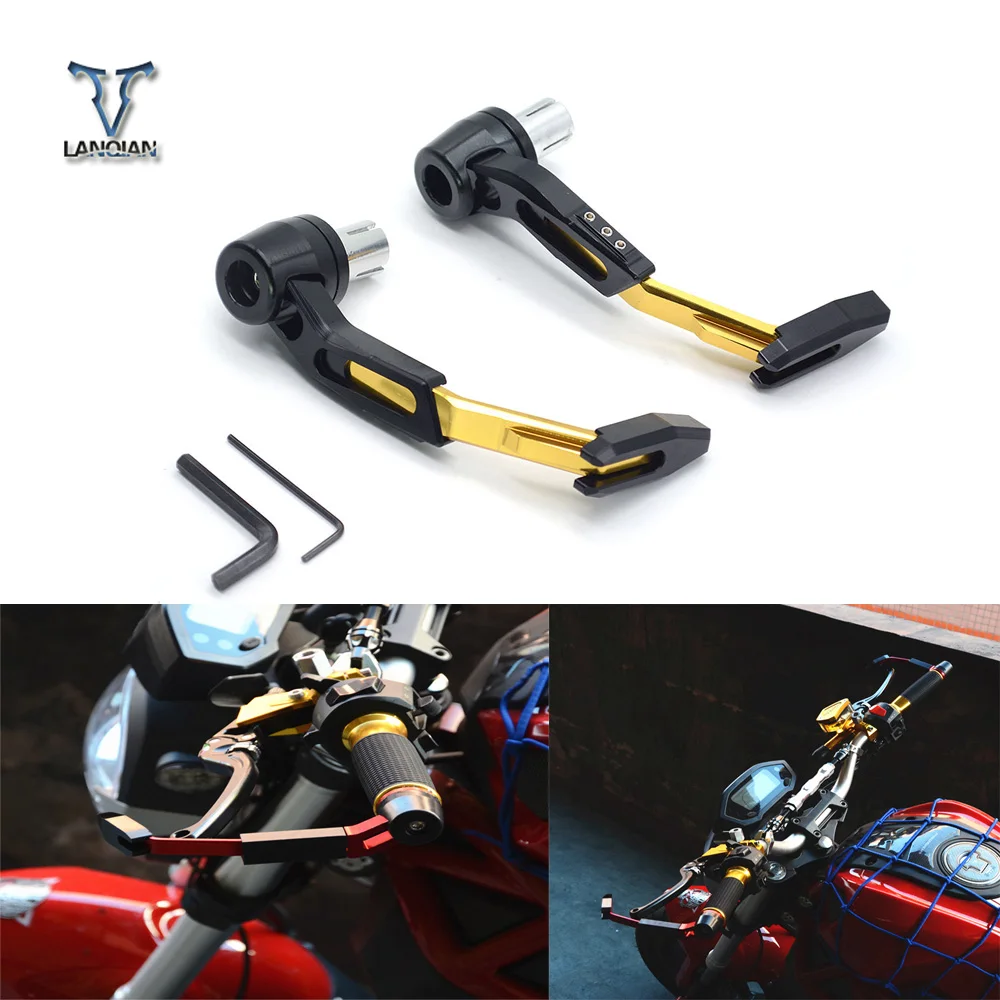 

Universal 22mm Motorcycle Motocross Handlebar Clutch Brake Lever Protect Guard for Ducati 796 MONSTER 696 MONSTER 999/S/R 749