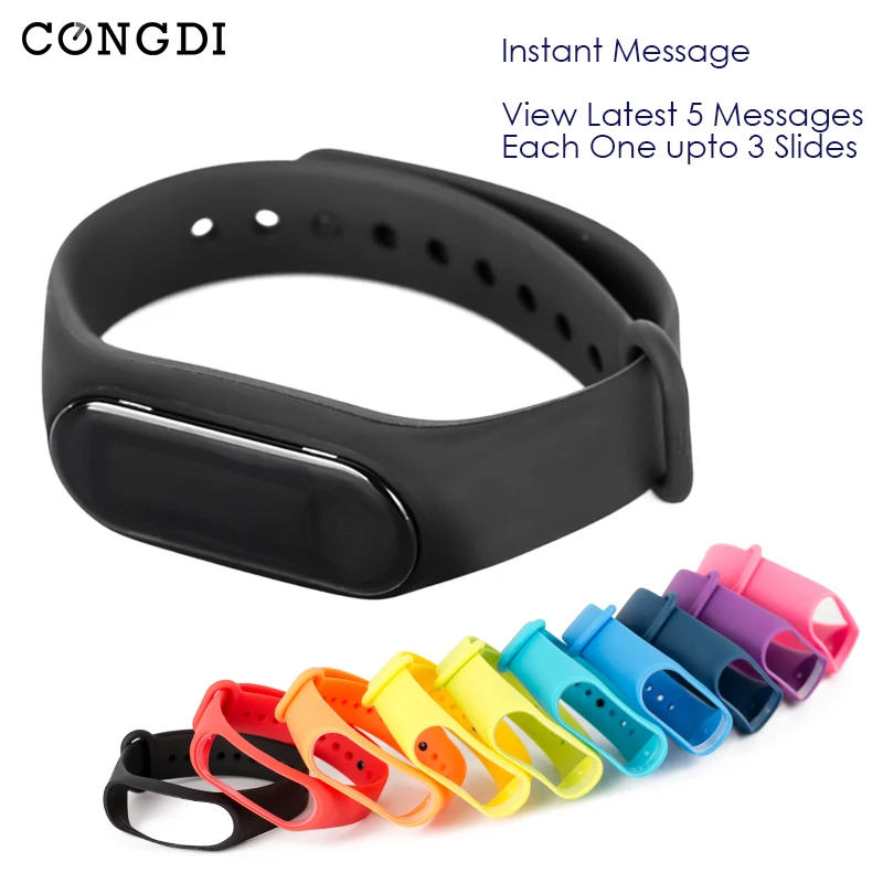 

CONGDI Smart Bracelet R33 Fitness Tracker Heart Rate Monitor Waterproof Weather Forecast Touch Screen 0.78 inch Smart Wristband