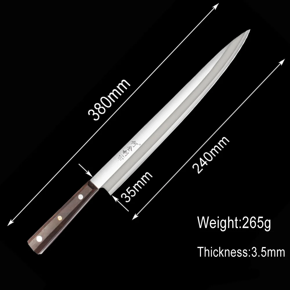 King Sea Sashimi Knife 5Cr15Mov High Quality Professional Fish Fillet Knife Salmon Sushi Knife Cuisine Kitchen Knife