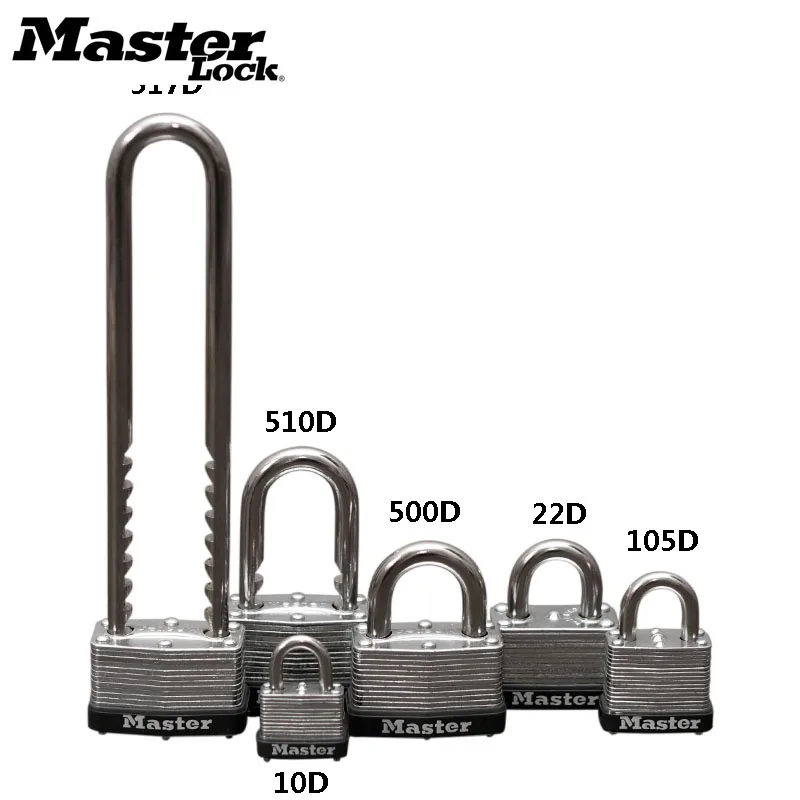 Master Lock Wide Laminated Steel Warded Padlock Anti-theft,Waterproof,No gallbladder layer home padlock dormitory outdoor lock (10)
