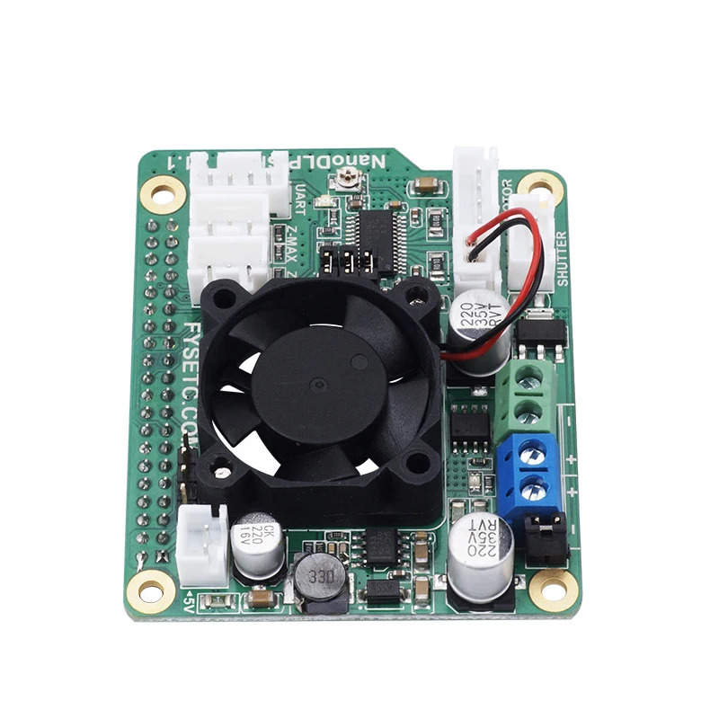 Nanno DLP Shield V1.1 Raspberry Pi 3B Плата расширения 12 В Вентилятор охлаждения DRV8825 управляемый