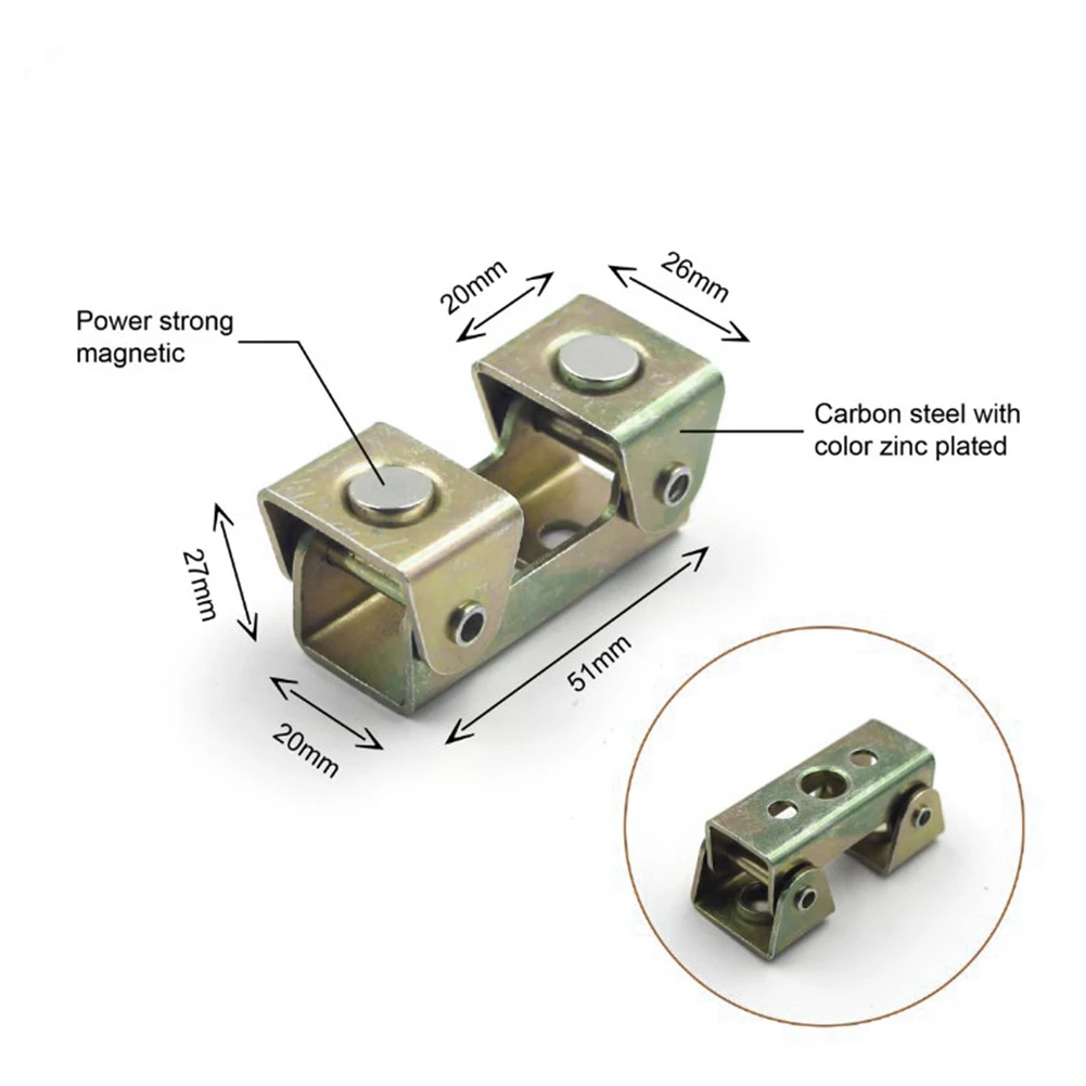 2 шт. небольшой магнитный V-type зажим сварочный держатель сварочное приспособление Регулируемый Магнит v-колодки металлический рабочий инструмент ручной инструмент коробка B4