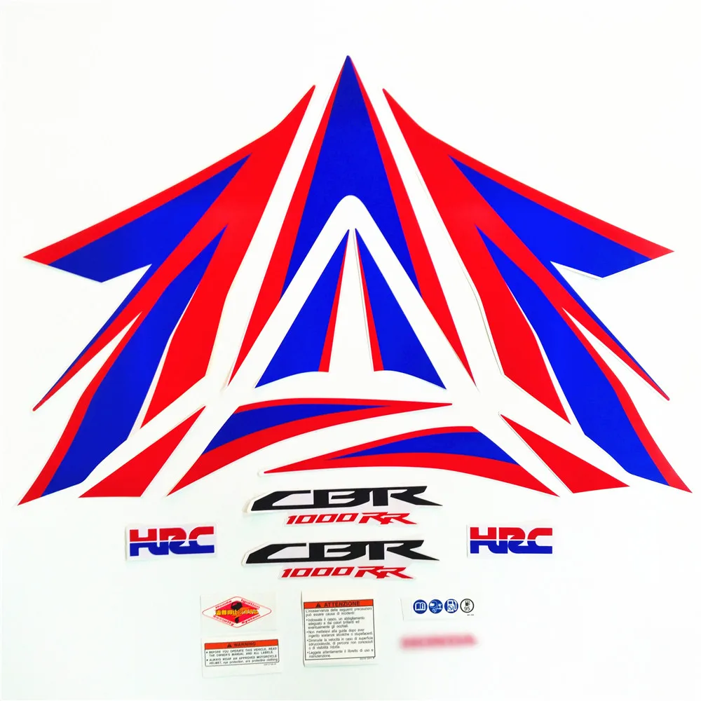 Для CBR1000RR CBR 1000RR 2012 полный комплект наклеек для автомобиля аксессуары мотоцикла