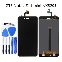 For ZTE Nubia Z11 Mini NX529j 5.0'' new LCD + touch screen digitizer components black and white 100% tested + logistics tracking For ZTE Nubia Z11 Mini NX529j 5.0'' new LCD + touch screen digitizer components black and white 100% tested + logistics tracking
