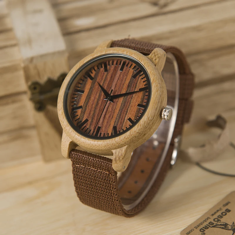 BOBO BIRD WD10 Mens Luxury Top Brand Design Watch Men Wood Wristwatches Designer Watches Luxury Bamboo Watch Gift Box Accept OEM