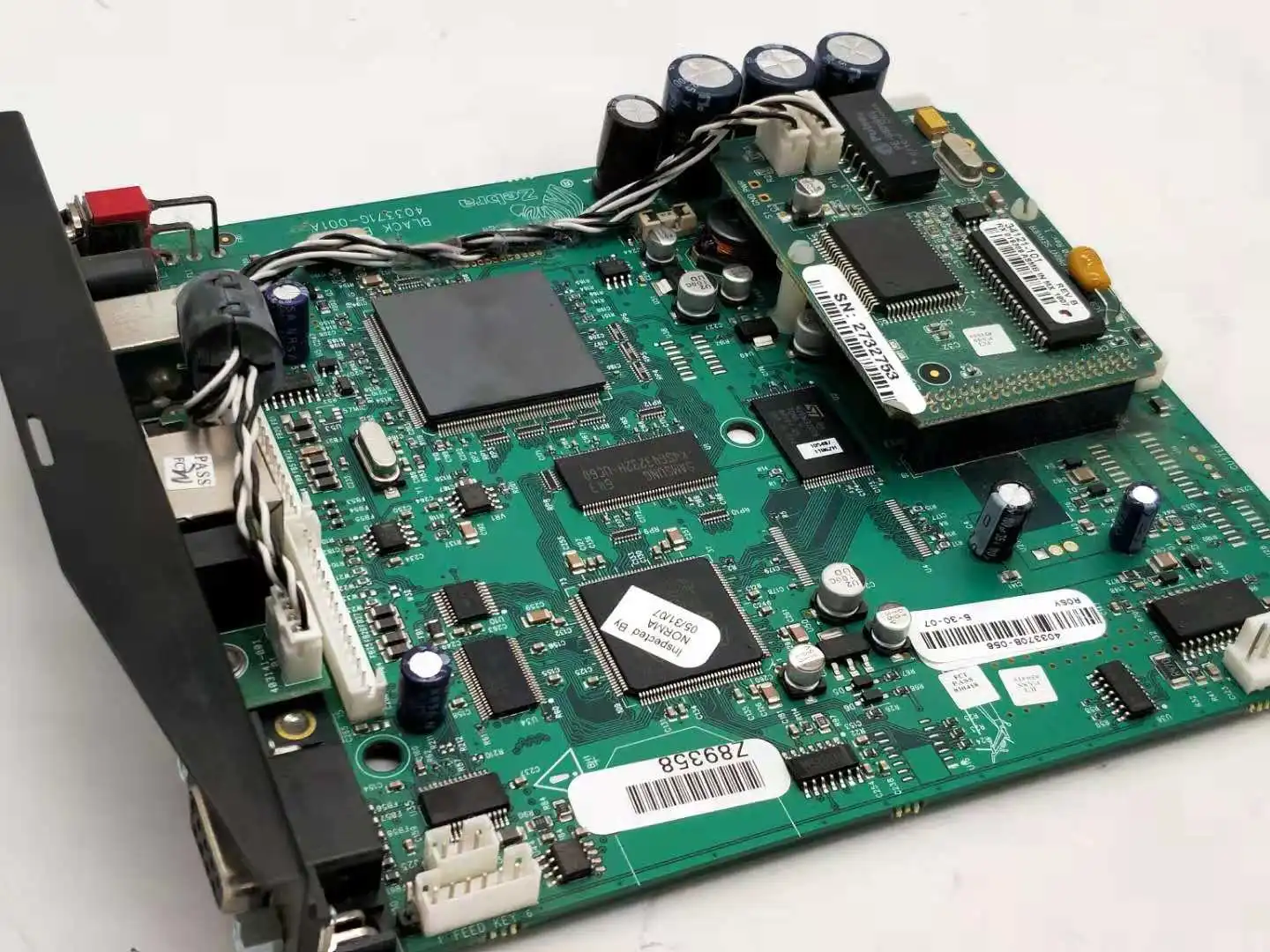 

RJ45 net port mainboard for zebra lp2844-Z tlp2844-Z printer main board