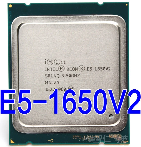 Intel Xeon Processor E5 1650 V2 E5-1650 V2 e5 1650 V2 CPU LGA 2011 Server processor Desktop Processor can work