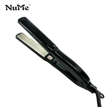 

NuMe Hair Straightener Corn Electric Hair Curler Ceramic straighter Chapinha Straightening Corrugated Curling Styling Tools