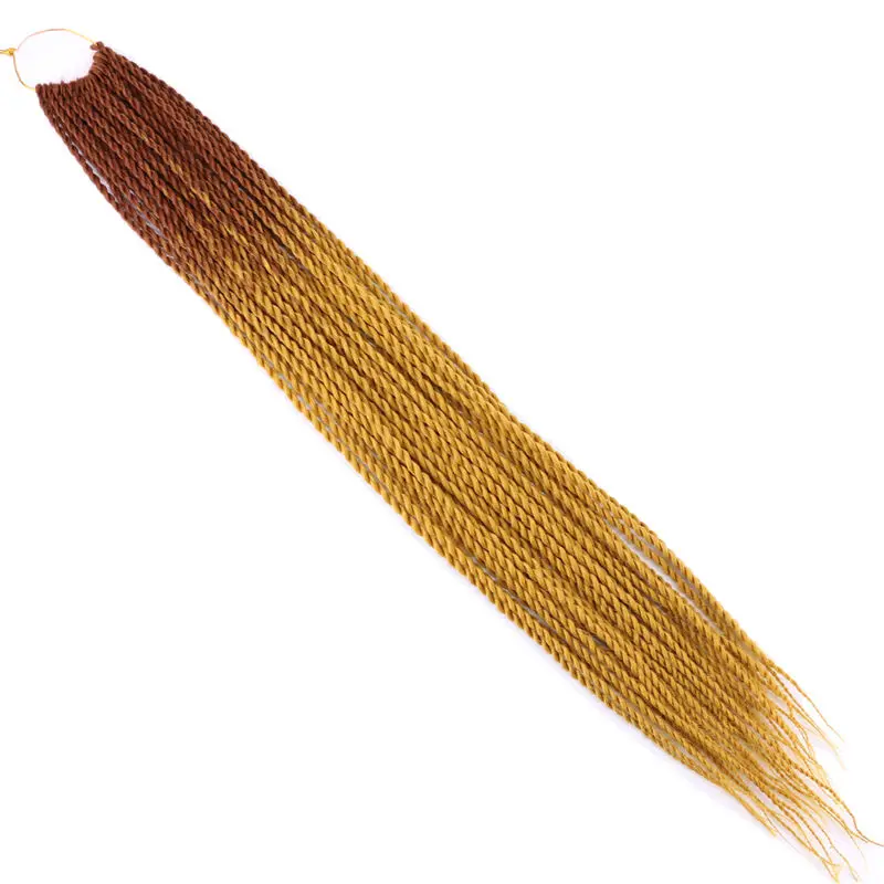 REYNA 100 г/шт. Сенегальская завивка, плетение волос высокотемпературные синтетические косички для волос для женщин - Цвет: #17