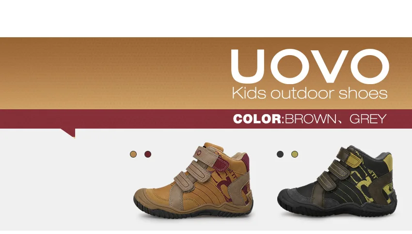 2019 UOVO Новое поступление средней длины детские мальчики спортивная обувь для улицы обувь повседневные кроссовки для мальчиков Размер 28-36 2