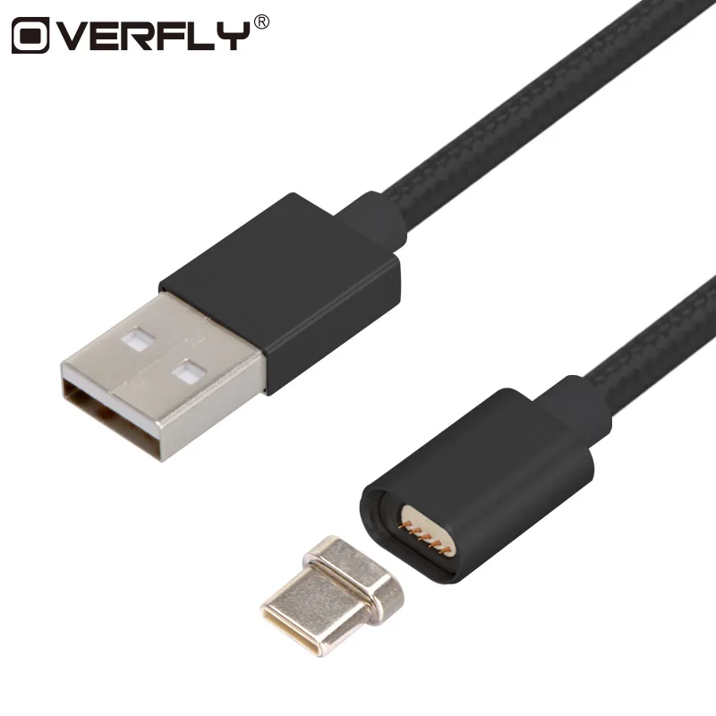 

Overfly Magnetic USB Cable Type C Magnet Charger Data Charging Cable For iphone Samsung Huawei Mobile Phone Cables