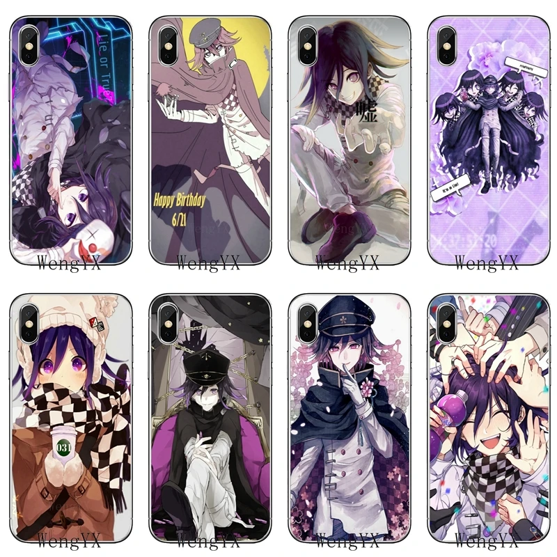 Мягкий чехол из ТПУ для Apple iPhone X XR XS Max 8 7 6s 6 plus SE 5c 5 4 Kokichi Ouma аниме аксессуары