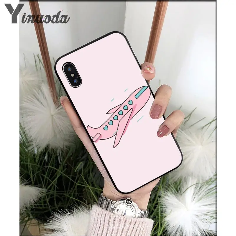 Simple and lovely cartoon pattern air plane