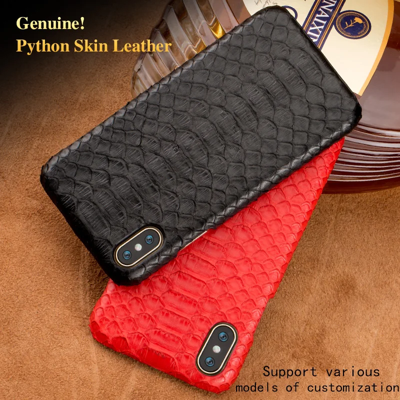 Natural Genuine Leather Case For Nubia M2 Lite Cover Luxury Real Python Skin Snake Design Custom