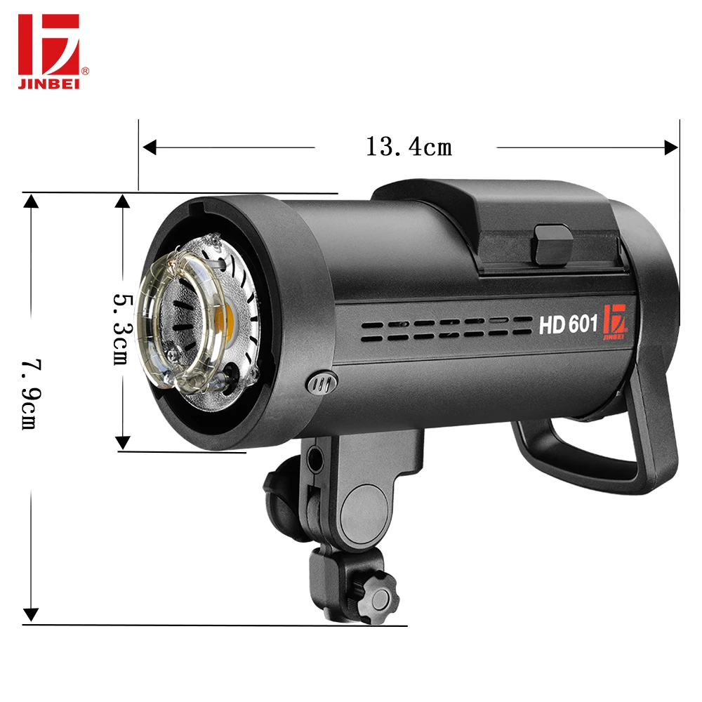 JINBEI HD-601 600Ws открытый DC Flash HSS на батарейках стробоскоп фото светильник беспроводной пульт дистанционного управления Bowens Mount