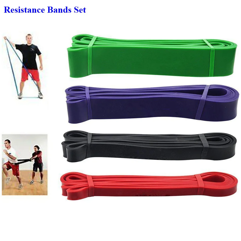 Эластичная лента для фитнеса из натурального латекса 1 комплект|fitness resistance