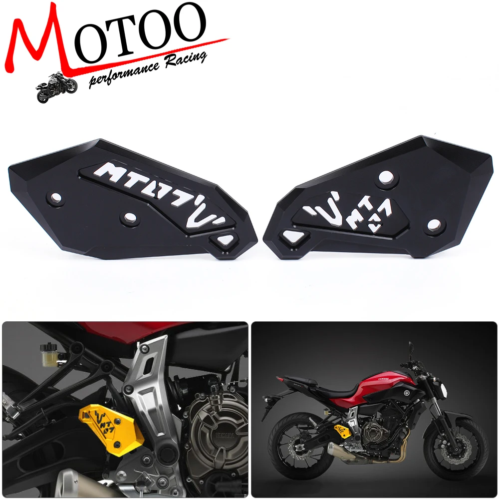 Motoo CNC Rearset Foot Peg Mount Heel Plates Motorcycle Guard Protector