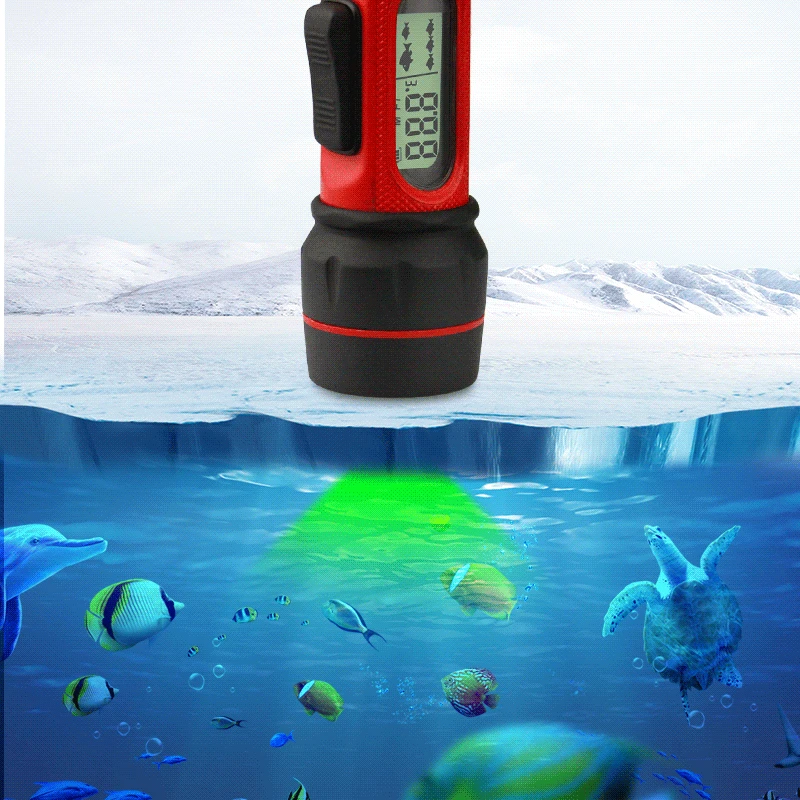 Erchang F12 Digital Handle Fish Finder Echo Sounder 100M Depth Portable Waterproof Sonar For Winter Ice Fishing fish finder