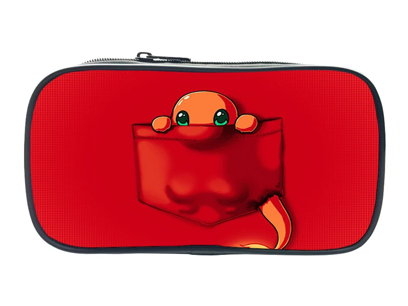Чехол-карандаш Pokemon Pikachu для детей, мальчиков, девочек, студентов, косметический Чехол, милый высококачественный модный чехол для канцелярских принадлежностей