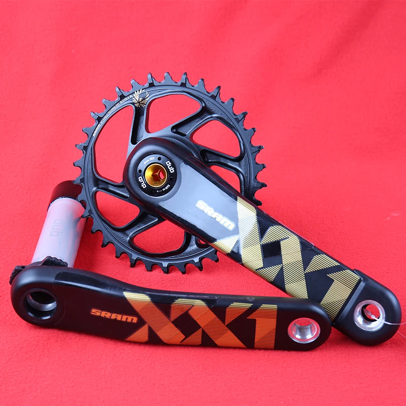 SRAM FC XX1 DUB EAGLE 1X12S 12 speed Crank горный велосипед часть 34 T/36 T/38 T 170 мм/175 мм Boost 158 мм MTB Золотой шатун