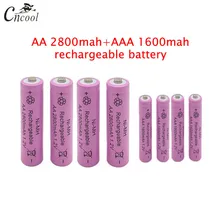 20 pcs AA 2800mAh Ni-MH Rechargeable Batteries + 20 pcs AAA 1600mAh Rechargeable Batteries
