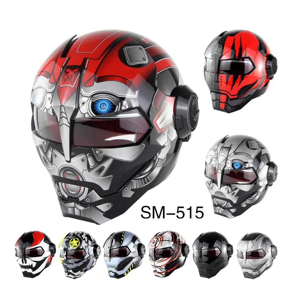 

Creative Personality Flip Up Motorcycle Helmet Moto Casque Safe Helmets Essential Accessories