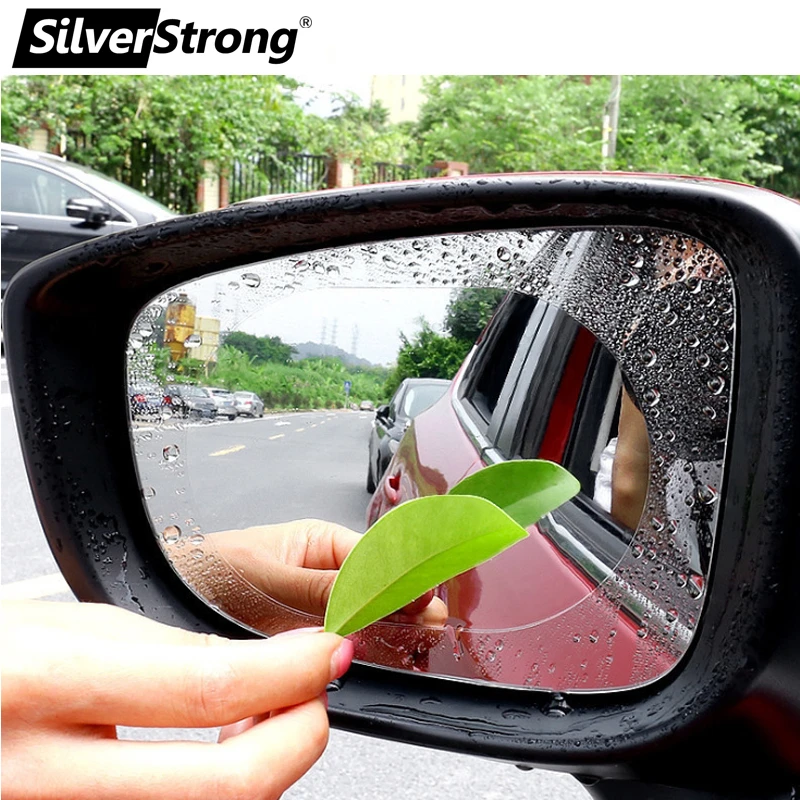 SilverStrong 2 шт./лот Анти дождь пленка зеркало заднего вида автомобиля