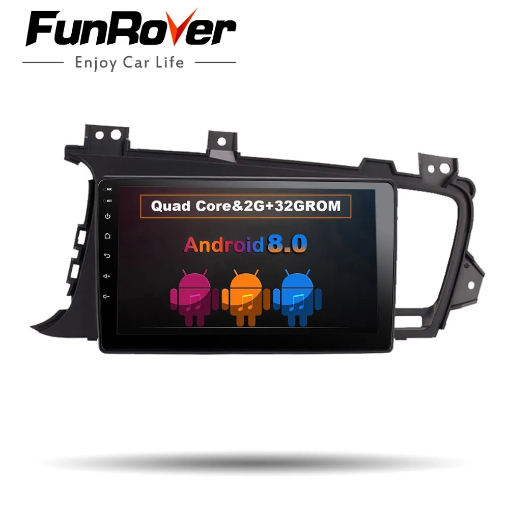 

Funrover 9" Android 8.0 2 din Car DVD Player for Kia K5 Kia Optima 2011-2015 gps radio RDS stereo multimedia usb wifi video navi