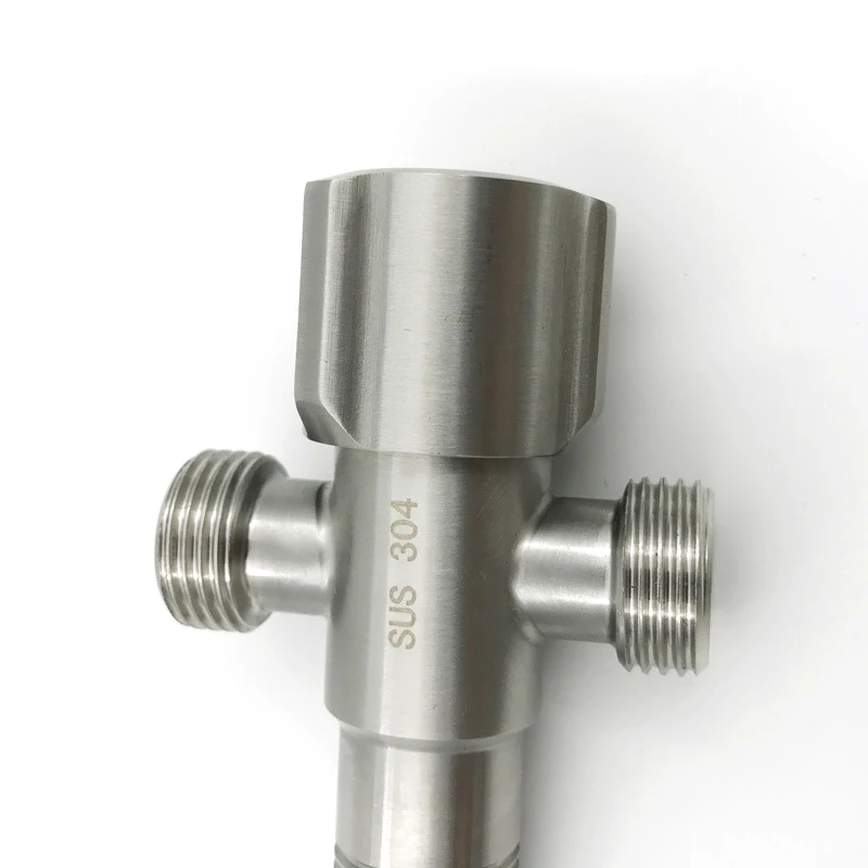 SRJ Angle Valve 304 Stainless Steel Drawing Rantirust Double Head Angle Valve One In Two Out Three General Formula Hardware Tool SRJ Angle Valve 304 Stainless Steel Drawing Rantirust Double Head Angle Valve One In Two Out Three General Formula Hardware Tool