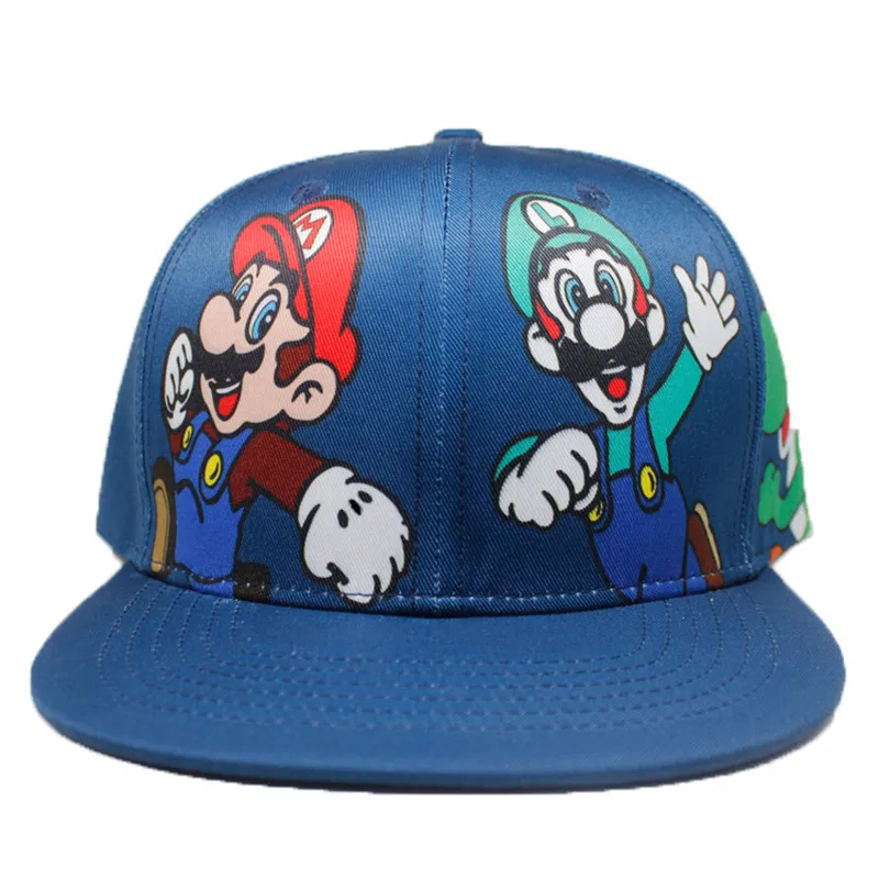 Шапки Super Mario Bros, бейсболки для косплея Марио Луиджи Йоши, бейсболки с персонажами из мультфильмов для взрослых, повседневные Летние солнцезащитные шапки для пар, кепки в стиле хип-хоп - Цвет: style 2
