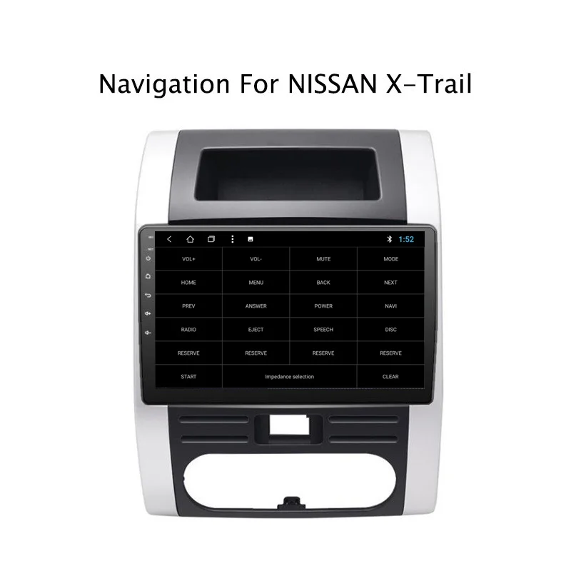 Best NAVITOPIA 10.1inch 2G RAM 32G ROM Android 8.1 Car DVD GPS Navigation for Nissan X-Trail MX6 2008-2012 7
