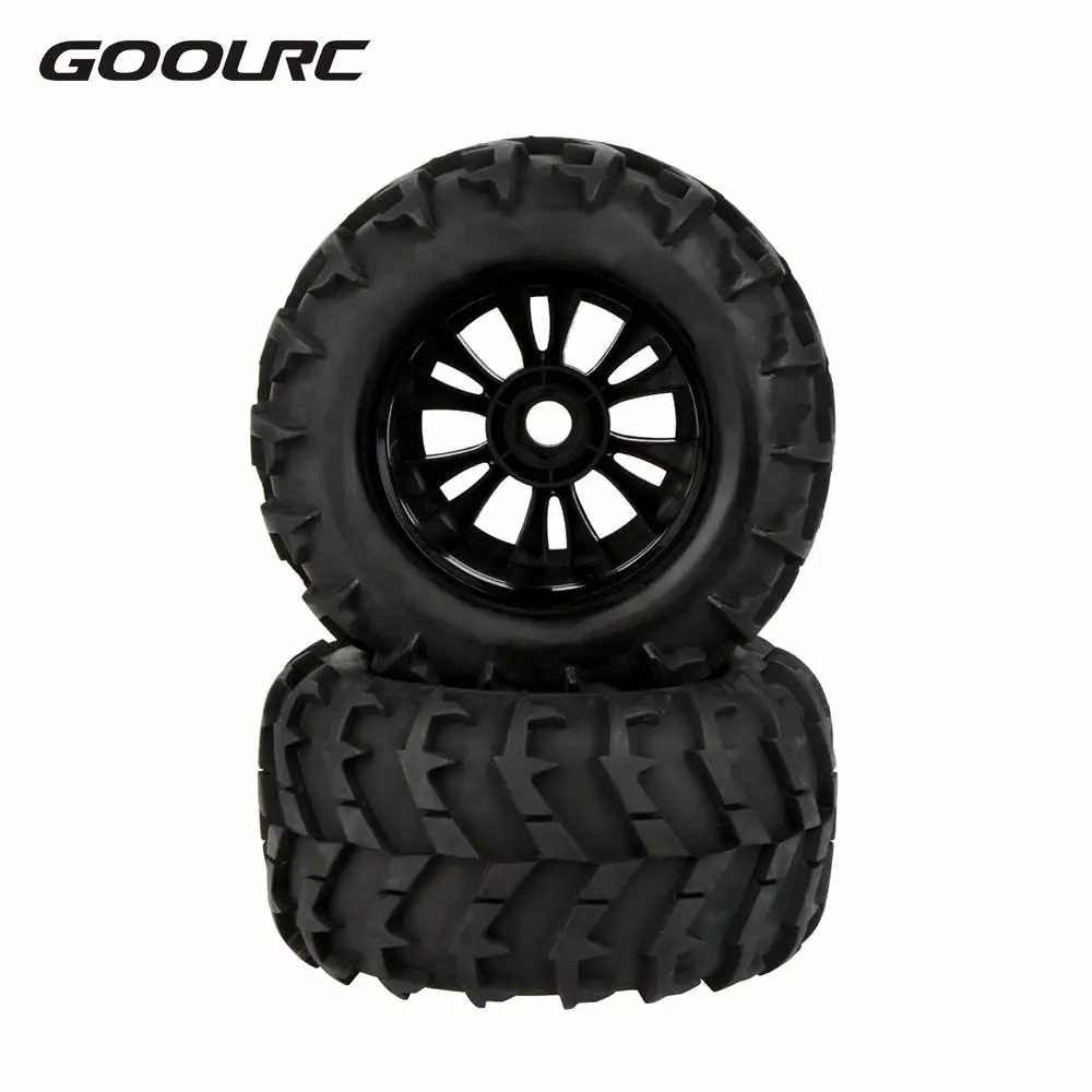 

GoolRC 2Pcs 1:8 RC Car Tires Wheel Rim and Tire 810006 for Traxxas HSP Tamiya HPI Kyosho RC Cars Pneu Model Toys Part Accessory