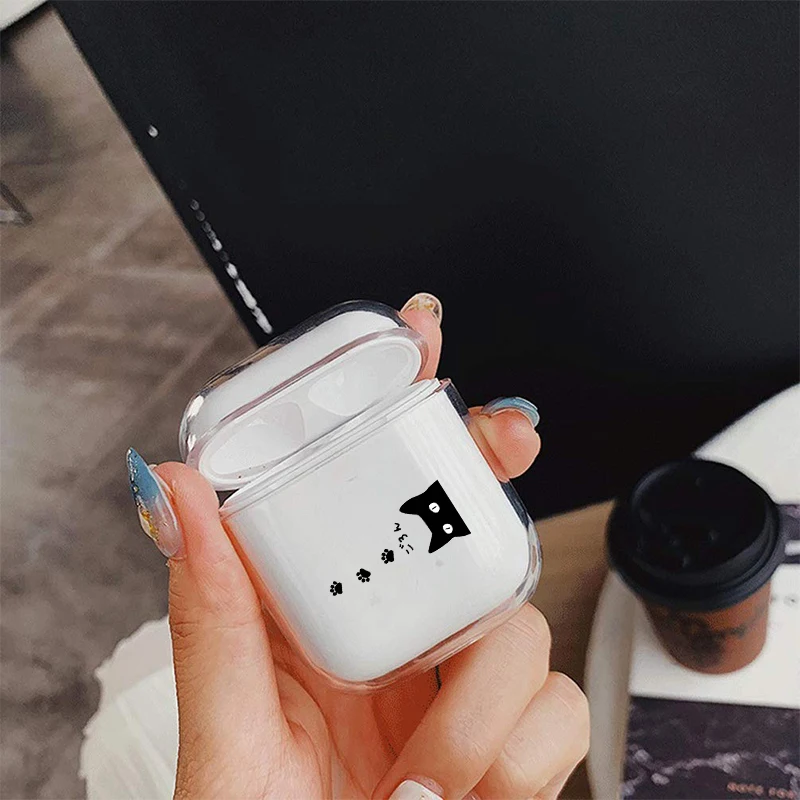 Чехол с мультипликационным принтом для Apple airpods чехол наушников милым питомцем