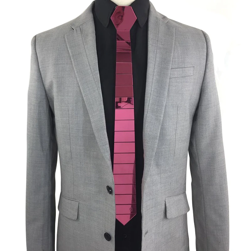 Геометрические-мужские-Узкие-галстуки-уникальный-ручной-работы-шикарные-зеркальные-галстуки-полосатые-пурпурные-розовые-стильные-галстуки-Рождественский-подарок-свадебный-аксессуар
