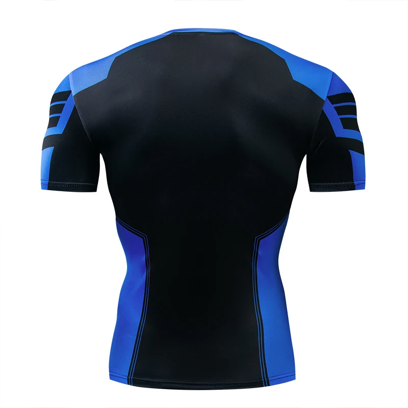 Дизайн компрессионная Рубашка футболки с 3D принтом костюм Nightwing костюм Одежда для фитнеса топы для мужчин футболки
